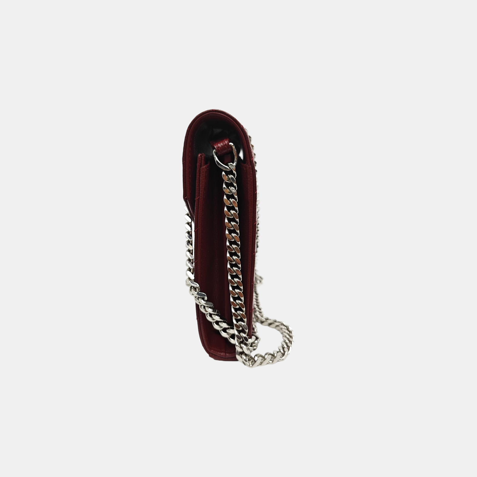 MONOGRAM Medium Chevron Calfskin Red