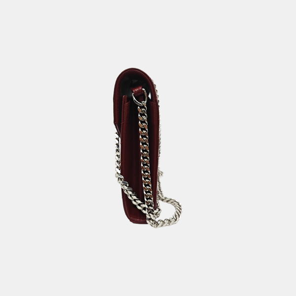MONOGRAM Medium Chevron Calfskin Red