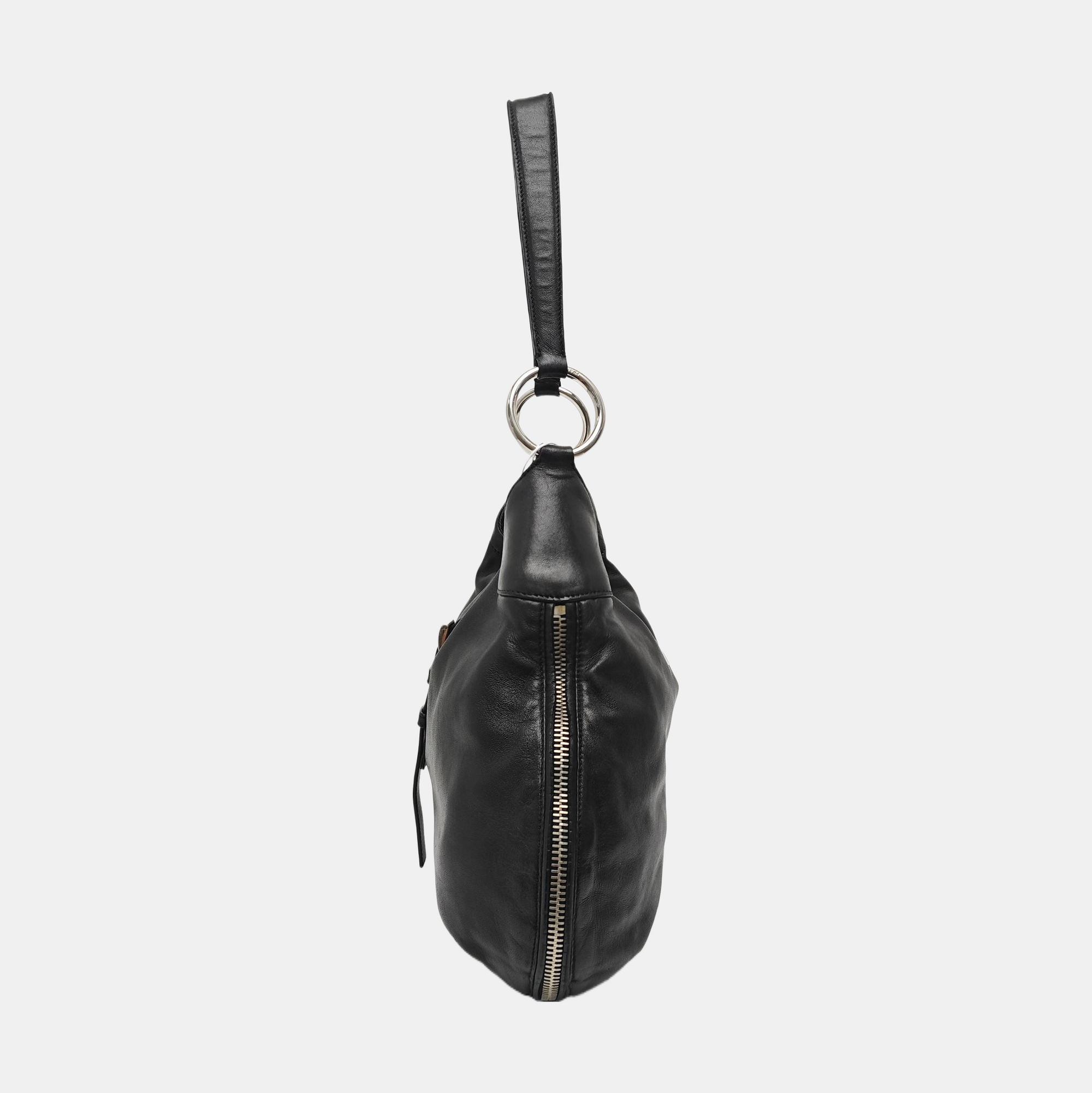 Nylon Lambskin Black