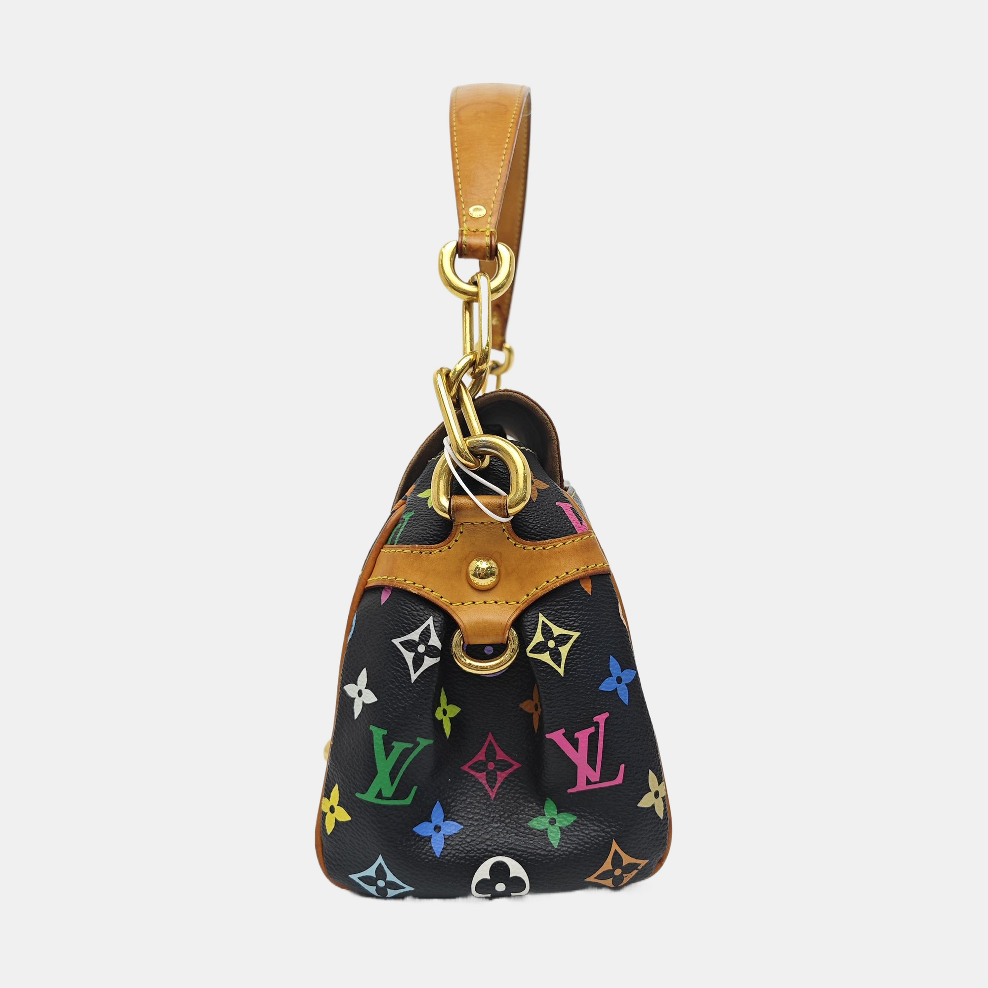 LV × TM BEVERLY MM Monogram Coated Canvas Black
