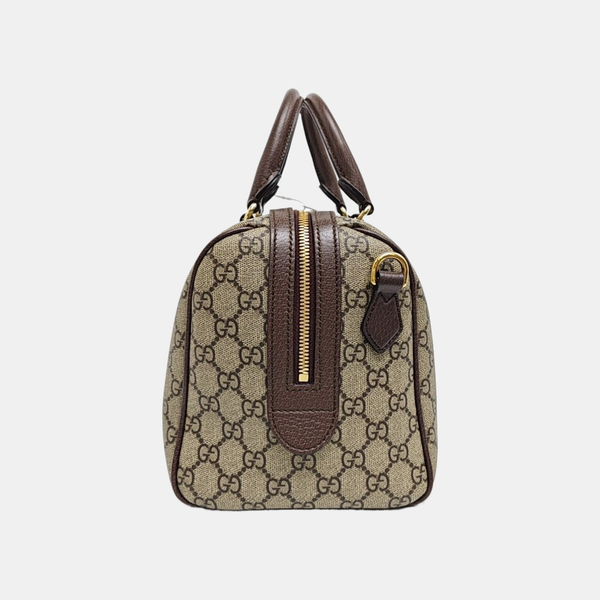 GG Supreme Large Monogram Coated Canvas Beige