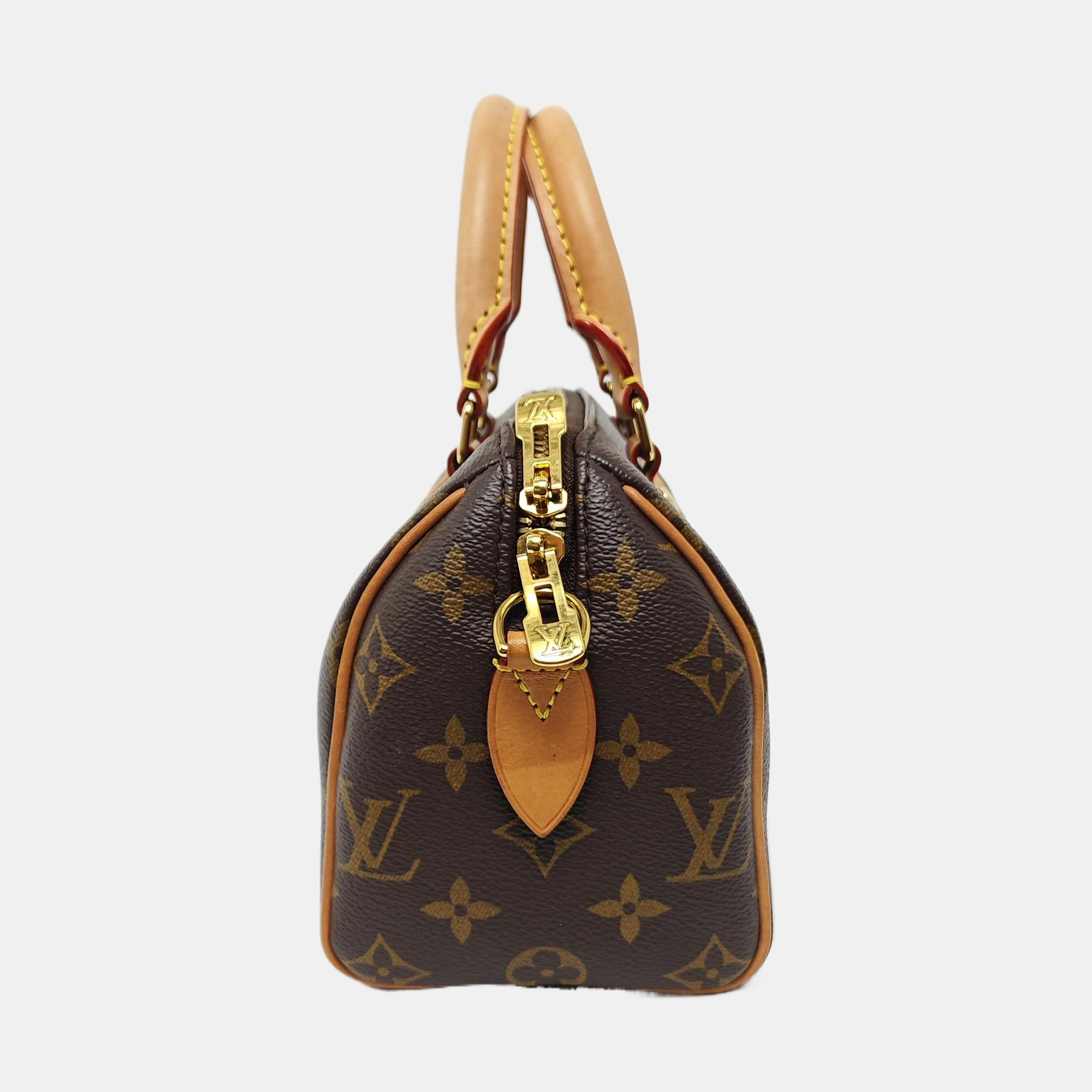 SPEEDY 20 Monogram Coated Canvas Brown