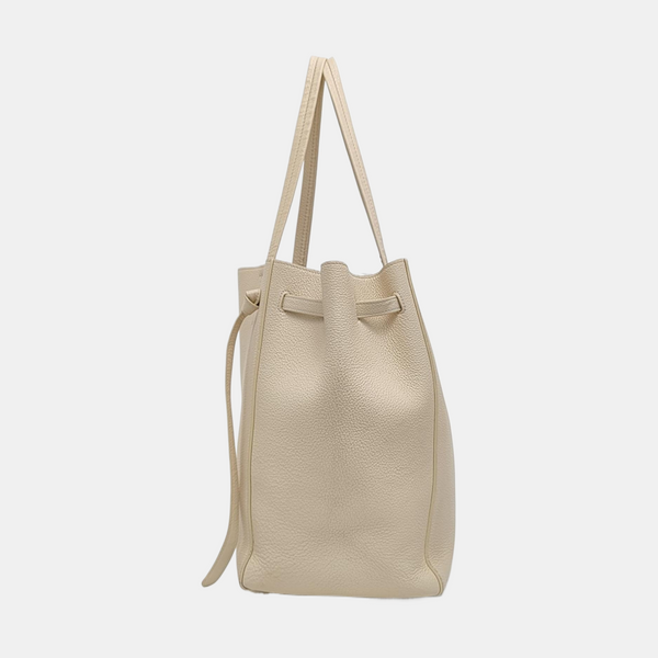 CABAS PHANTOM Small Calfskin White