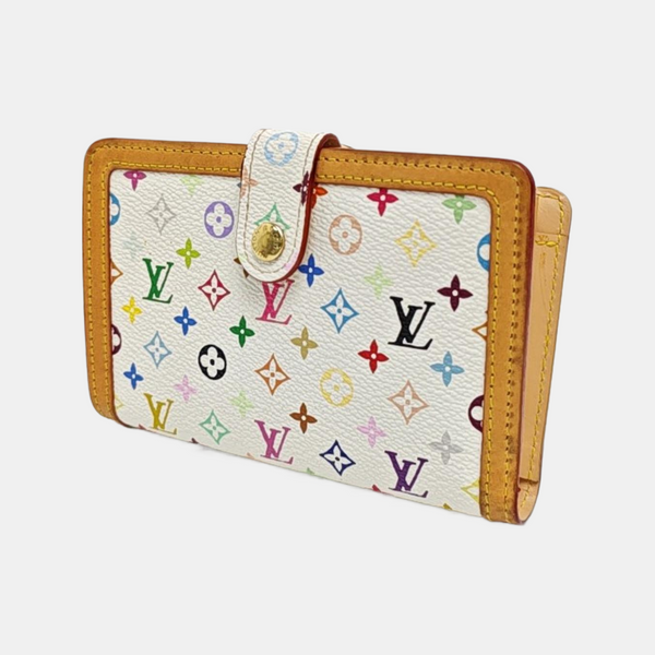 LV × TM VIENNOIS Monogram Coated Canvas White Wallet