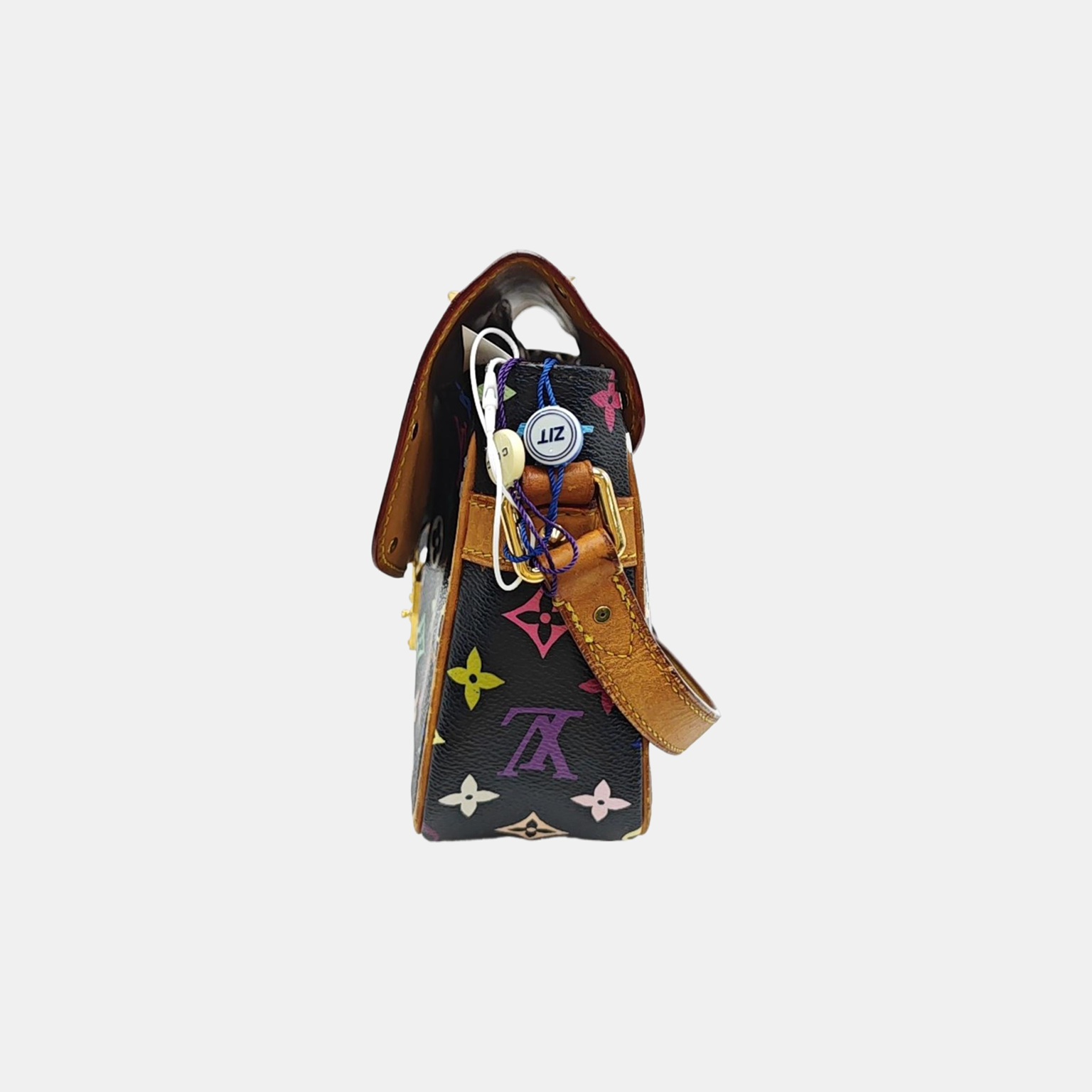 LV × TM SOLOGNE Monogram Coated Canvas Black