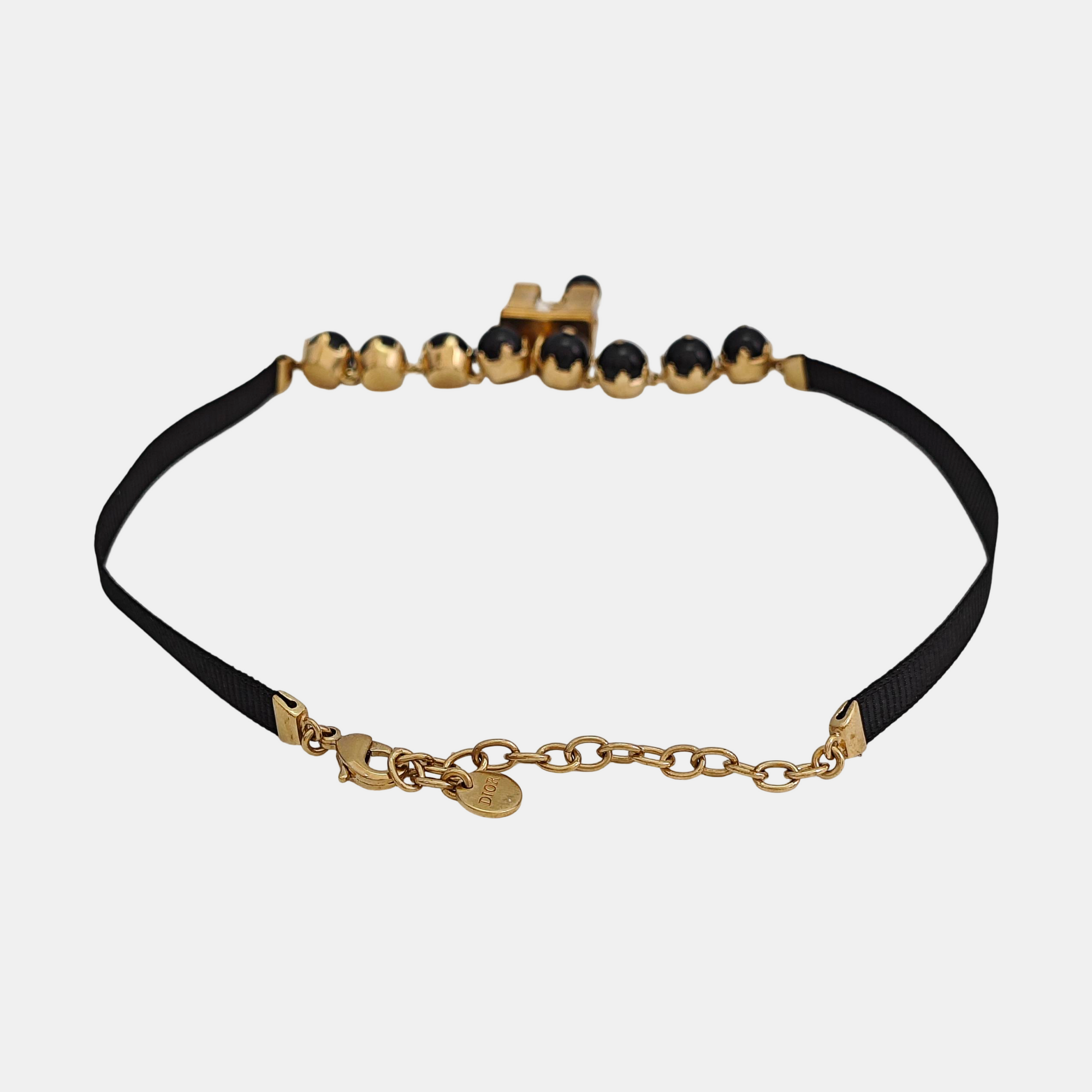 Fabric Black Necklace