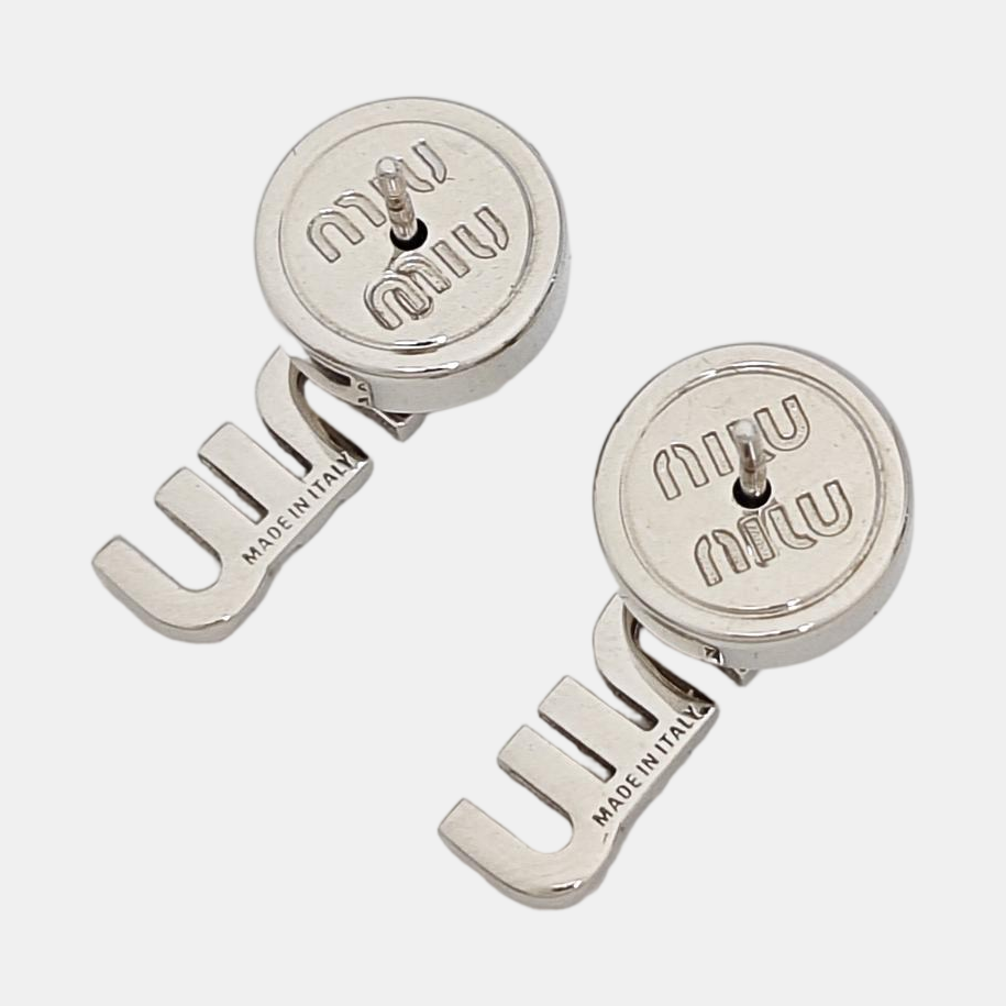 Metal Silver Stud Earrings