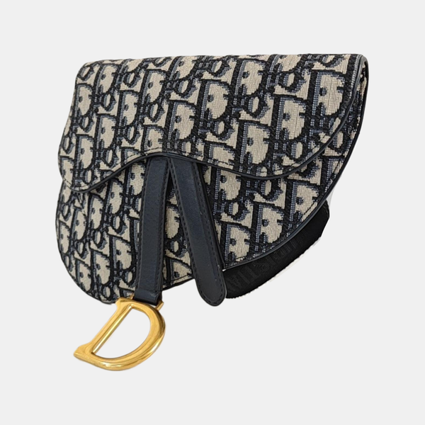 Saddle Mini Oblique Fabric Blue