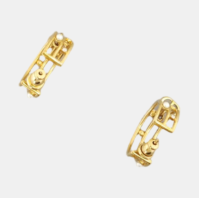 Metal Gold Earrings