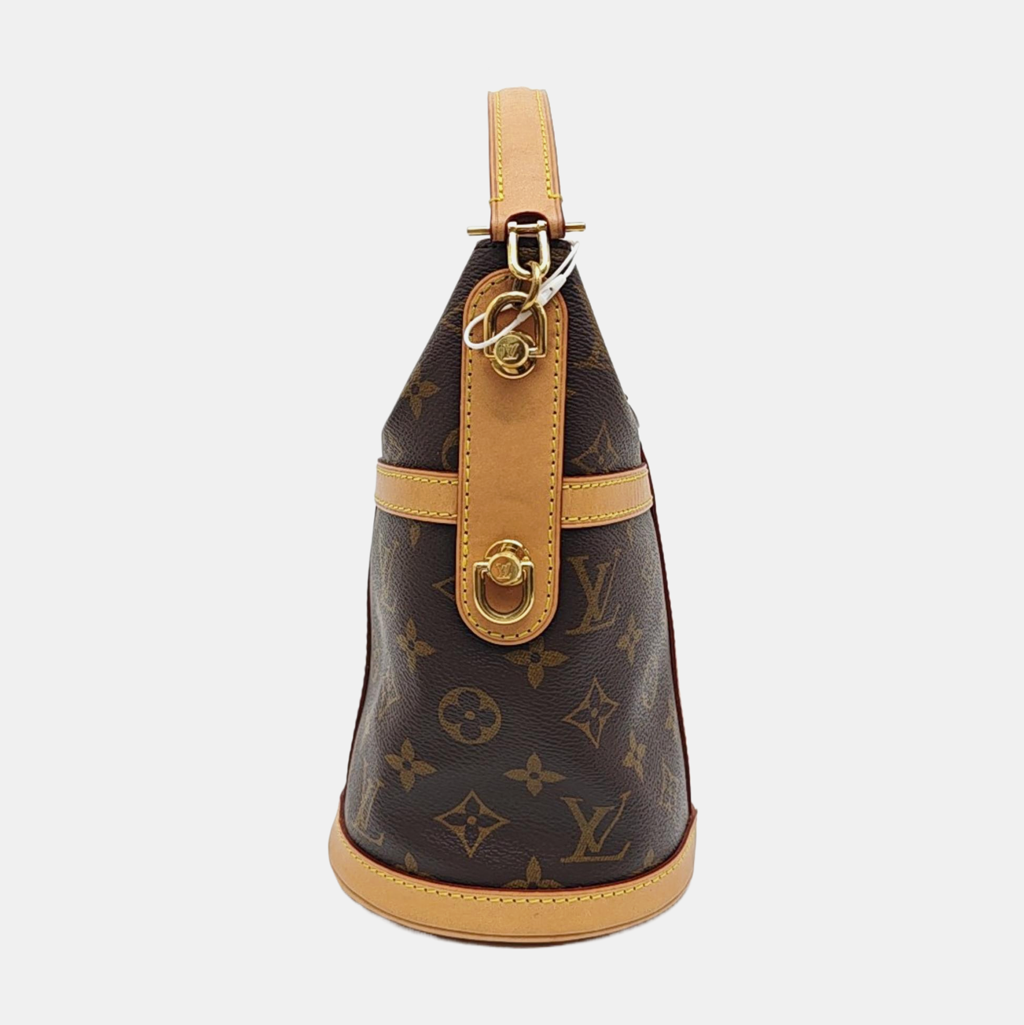 DUFFLE Monogram Coated Canvas Brown