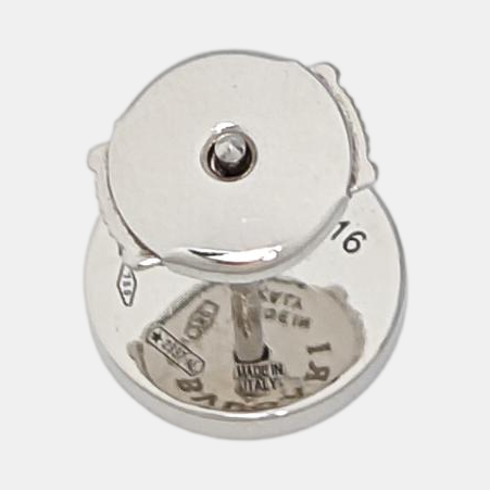 BVLGARI BVLGARI 18k White Gold Silver Stud Earrings