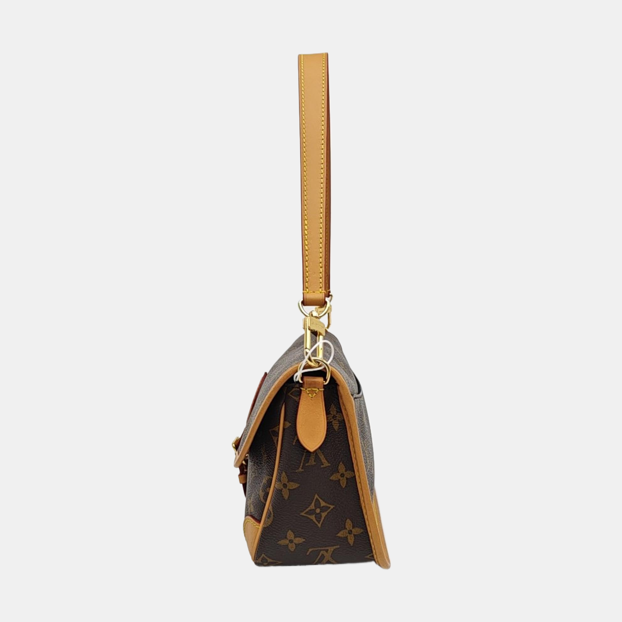 DIANE Monogram Coated Canvas Brown