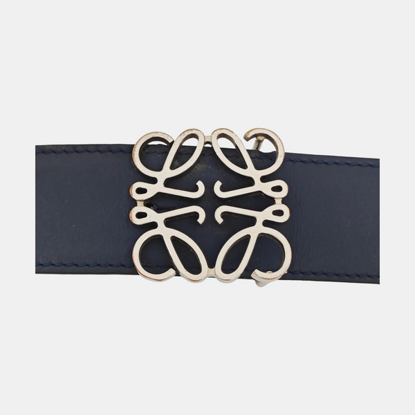 Leather Belt Blue