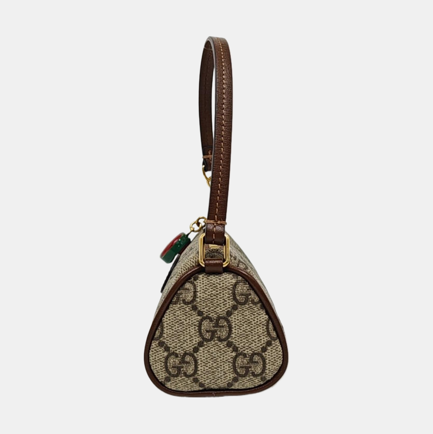 Monogram Canvas Top Handle Bag Mini Beige