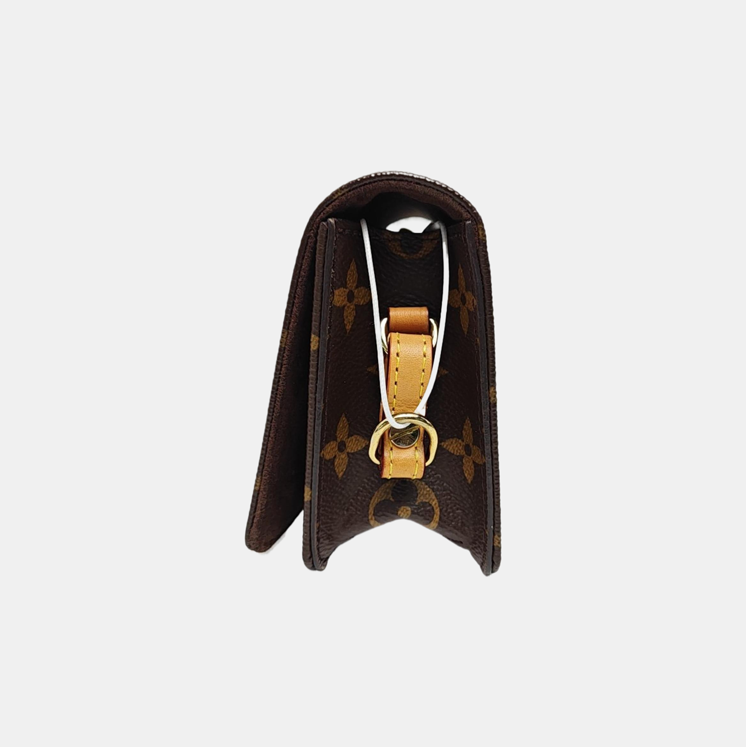 Lily Monogram Coated Canvas Brown