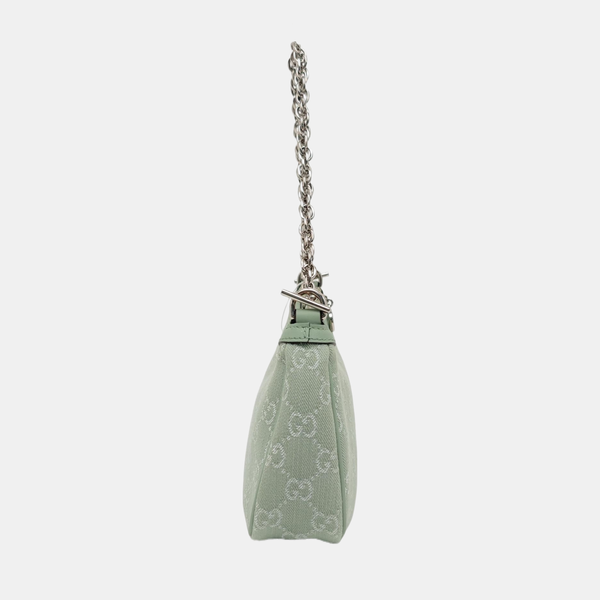 Ophidia Small Monogram Canvas Green