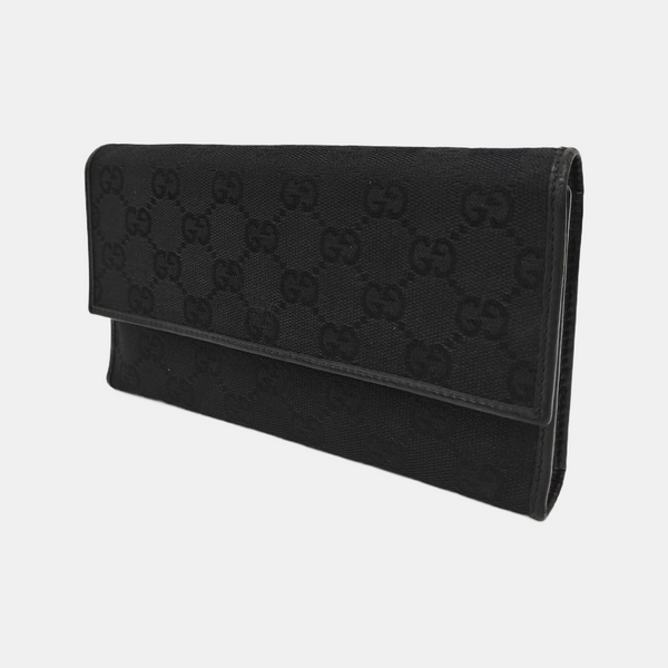 Monogram Canvas Wallet Black