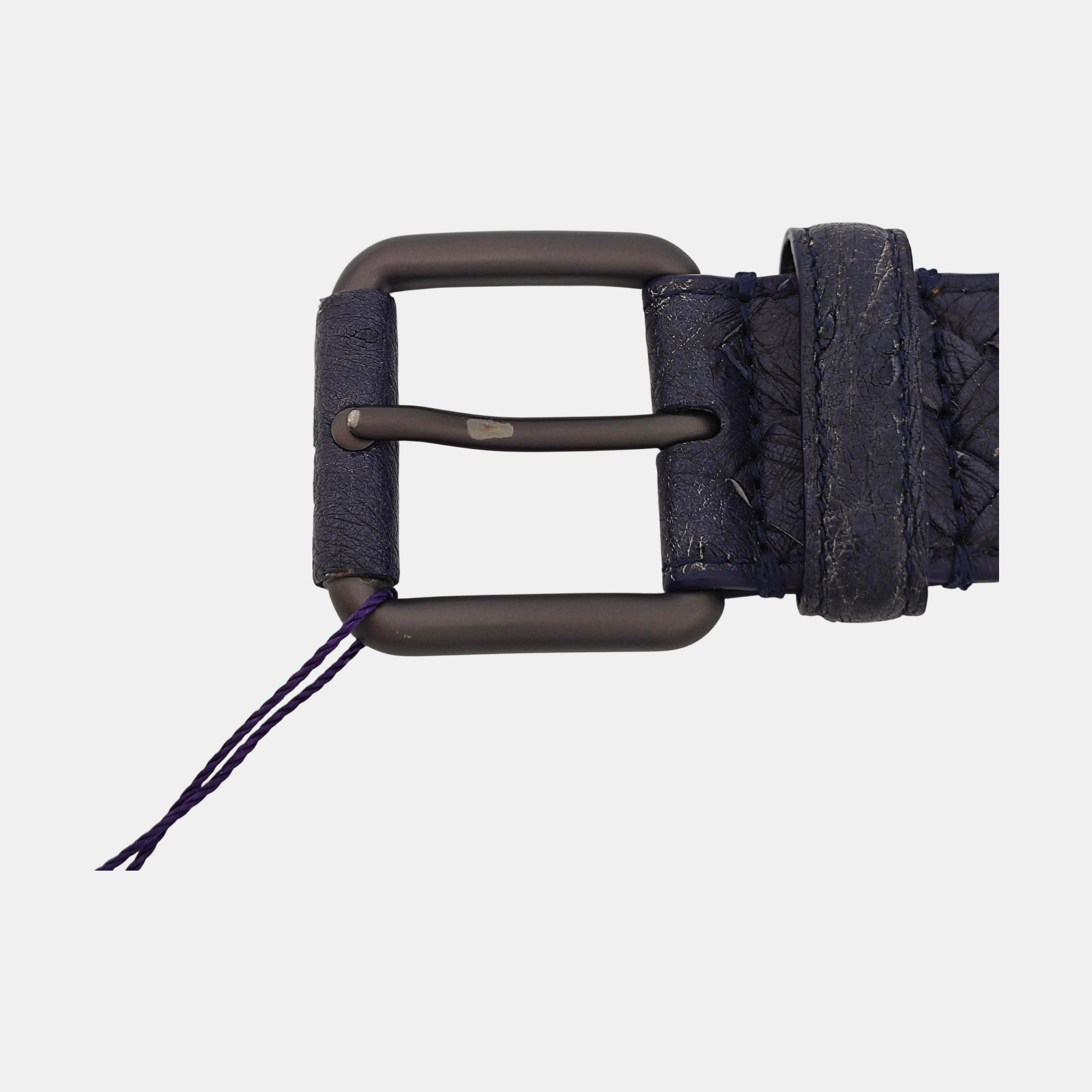 Leather Belt Blue