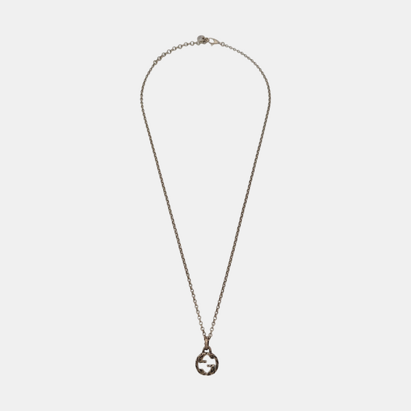 Interlocking G 925 Sterling Silver Necklace