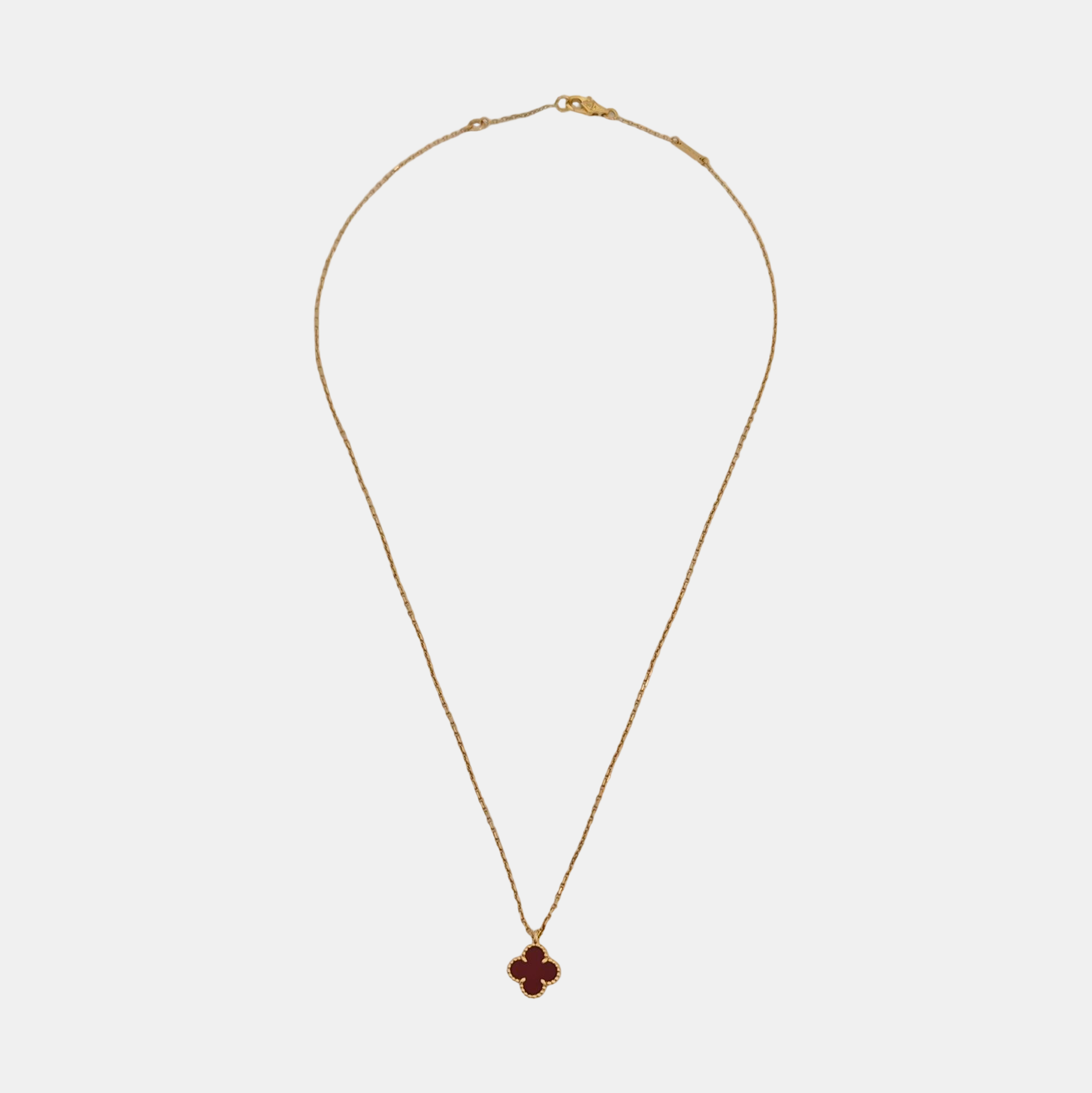 Sweet Alhambra 18k Rose Gold Necklace