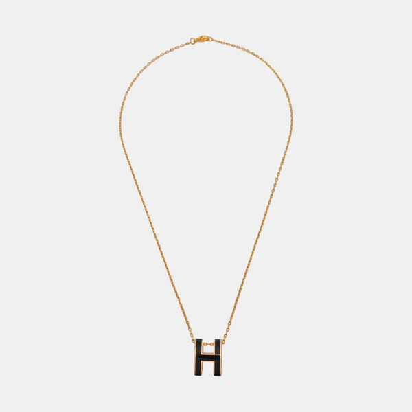 Pop H Metal Rose Gold Necklace