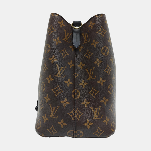 NÉONOÉ MM Monogram Coated Canvas Brown
