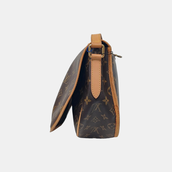 MENILMONTANT MM Monogram Coated Canvas Brown