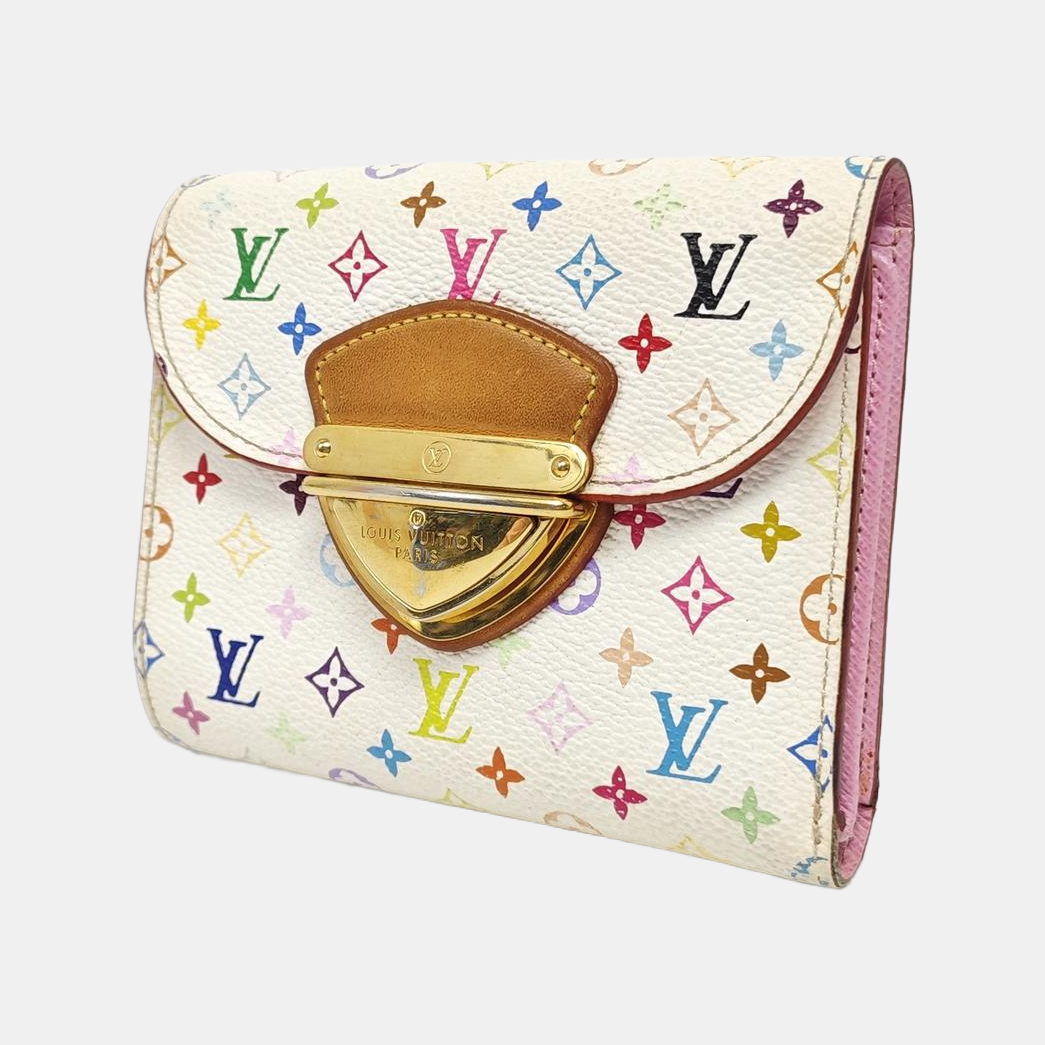 LV × TM KOALA Monogram Coated Canvas White Wallet