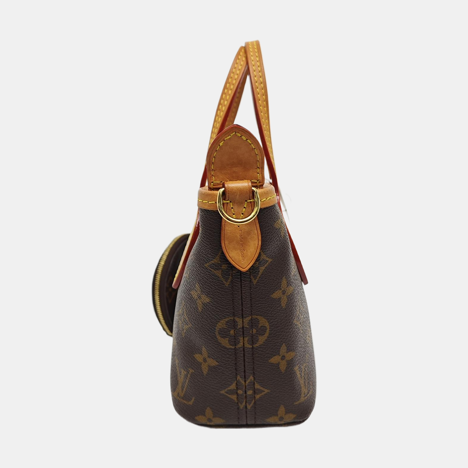 NEVERFULL BB Monogram Coated Canvas Brown