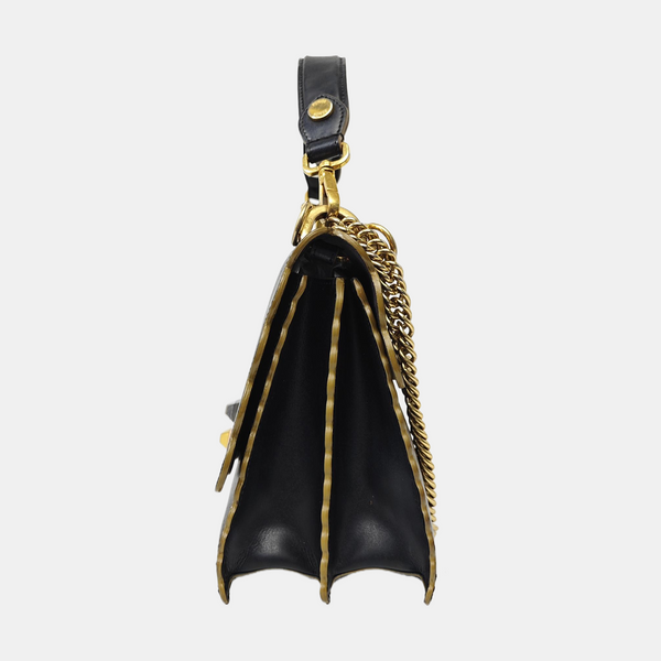 Kan I Medium Calfskin Black