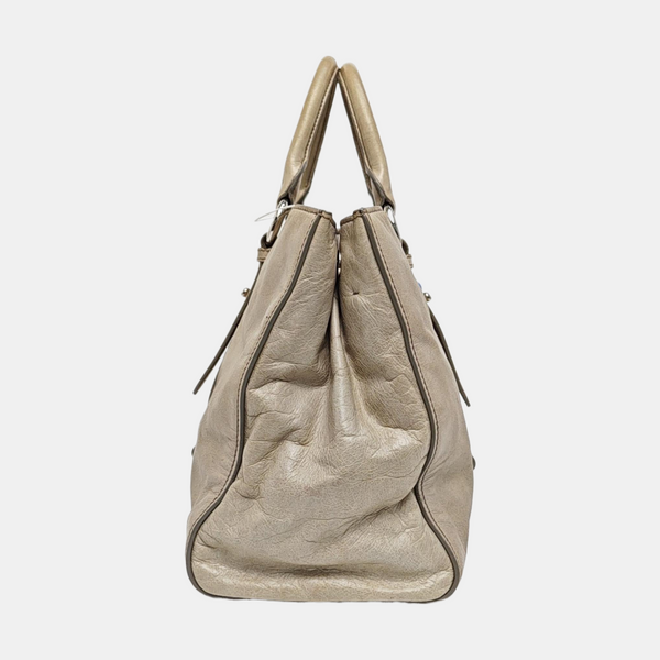Shoulder Strap Calfskin Gray