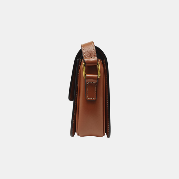 TRIOMPHE Small Coated Canvas Brown
