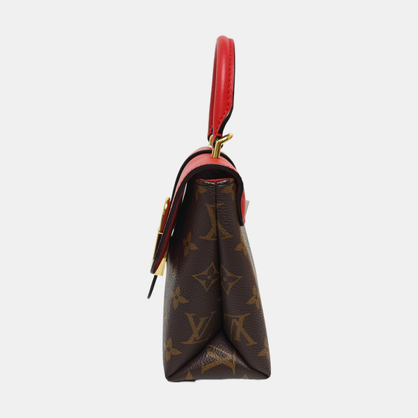 LOCKY BB Monogram Coated Canvas Red