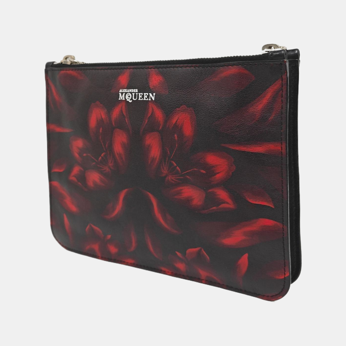 Calfskin Clutch Red