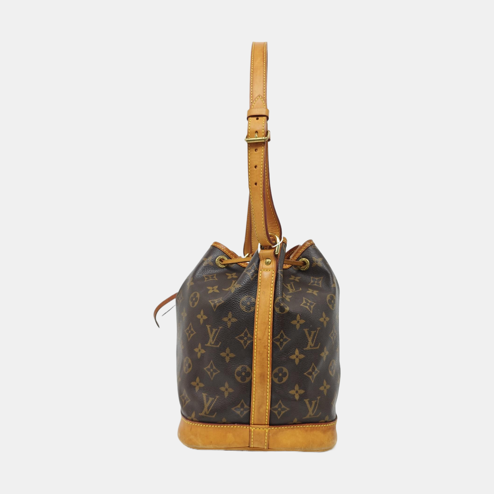 NOÉ MM Monogram Coated Canvas Brown