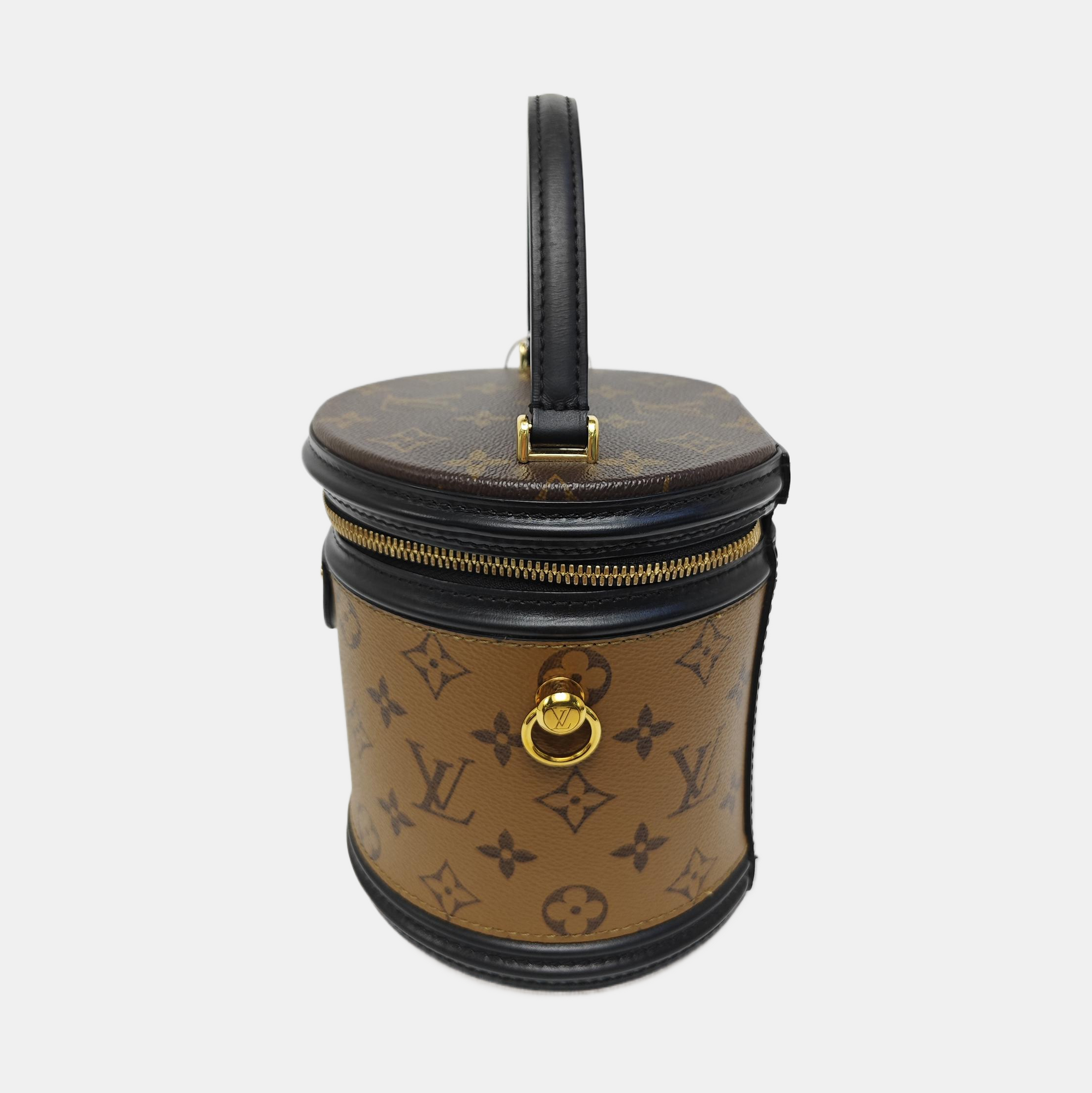 CANNES PM Monogram Coated Canvas Brown