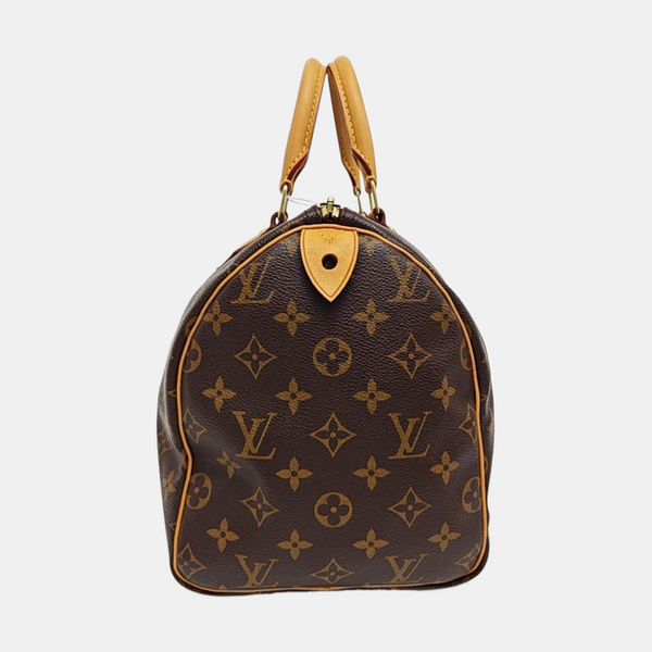 SPEEDY 30 Monogram Coated Canvas Brown