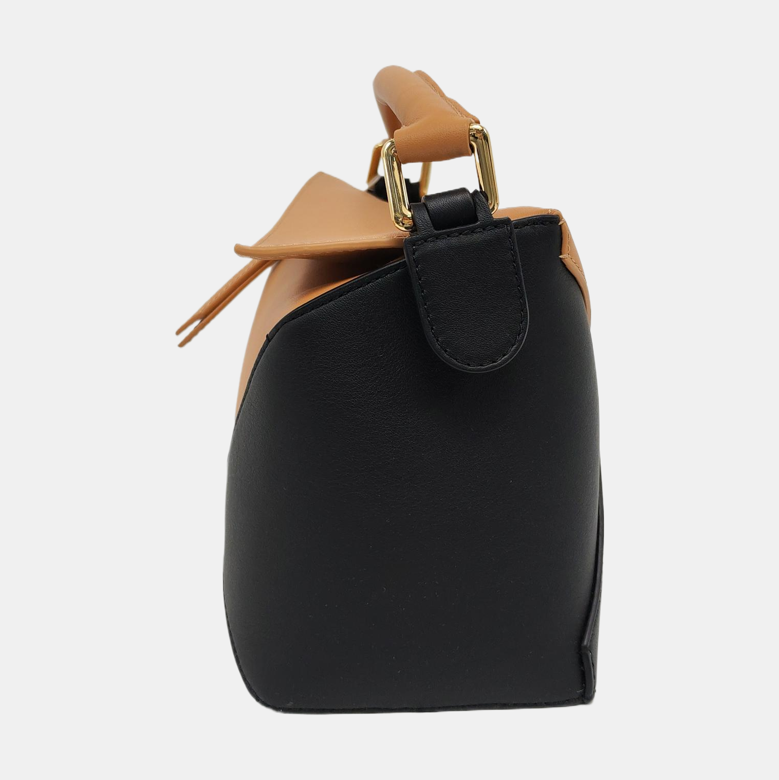 Puzzle Small Quilted Calfskin Black