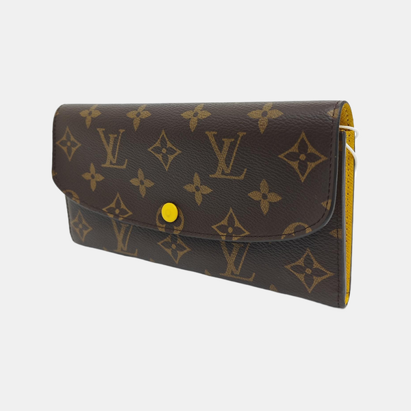 EMILIE Monogram Coated Canvas Brown