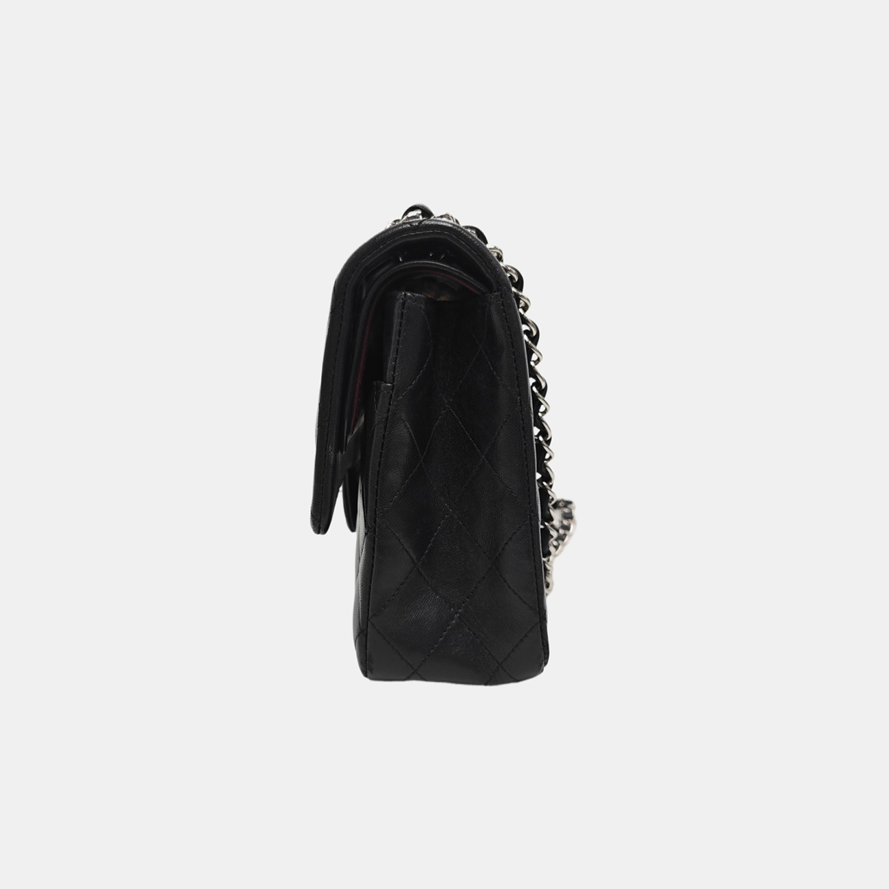 CLASSIC FLAP Medium Quilted Lambskin Black