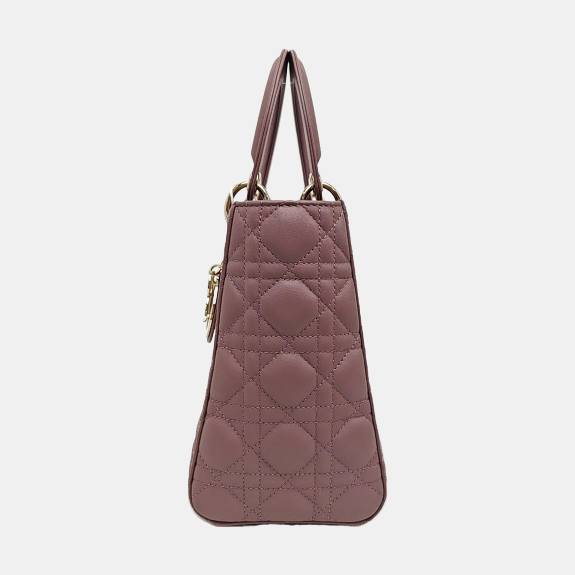 Lady Dior Medium Cannage Lambskin Pink