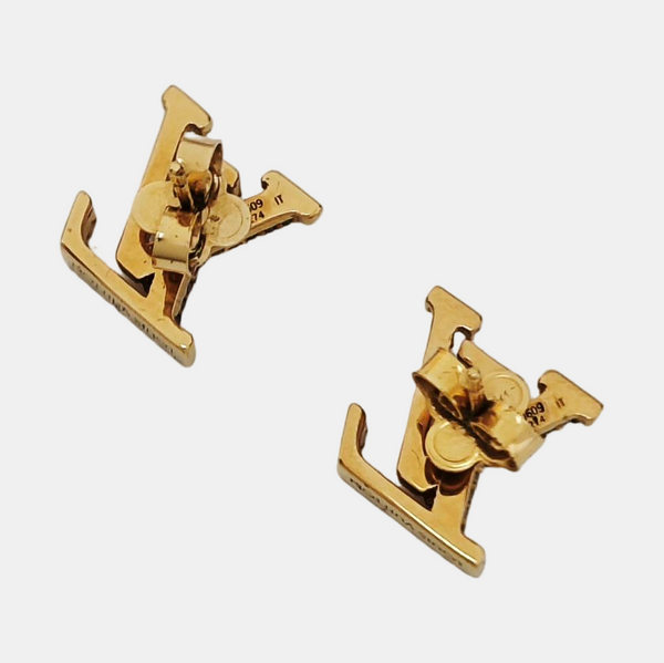 Metal Gold Stud Earrings