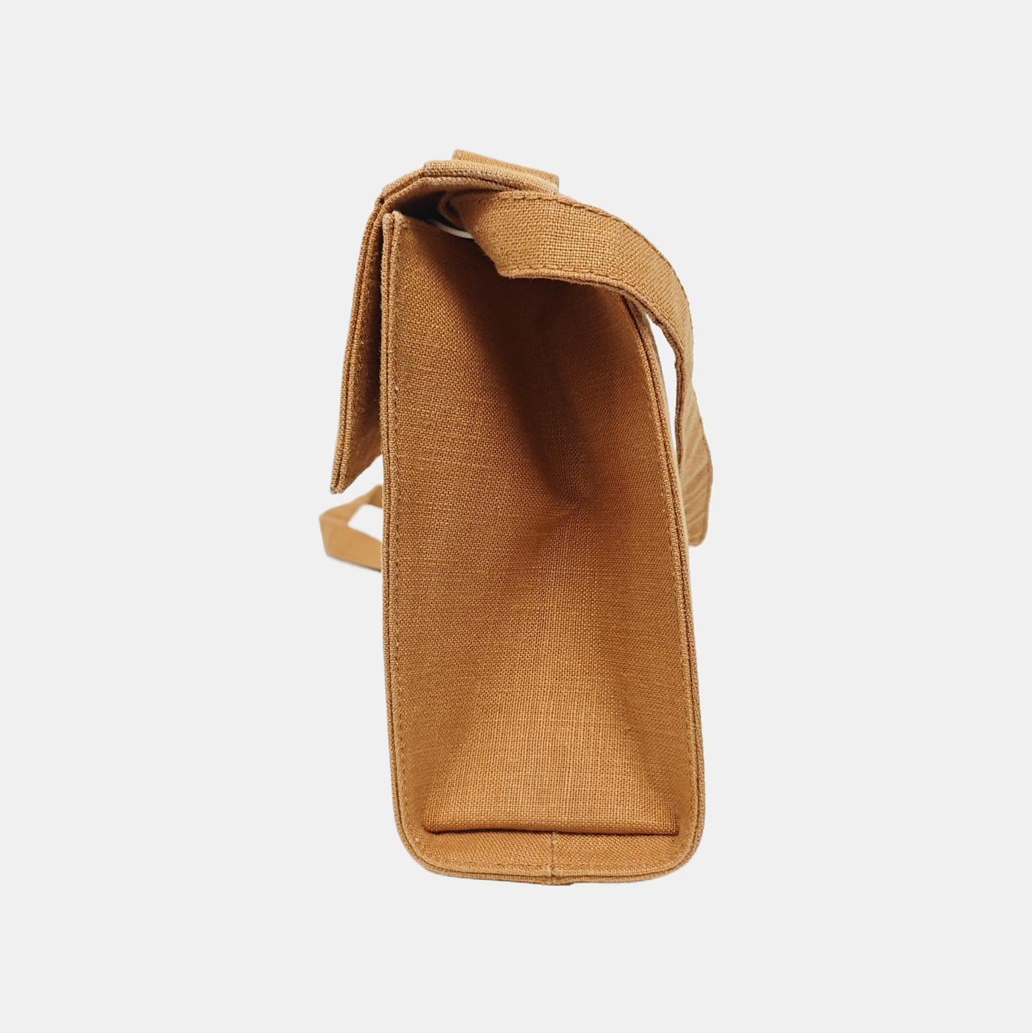 Fabric Shoulder Bag Brown