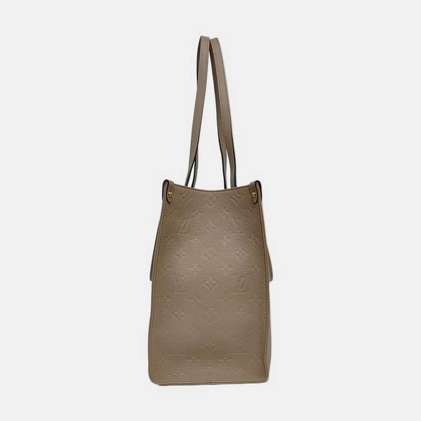 ONTHEGO MM Monogram Calfskin Gray