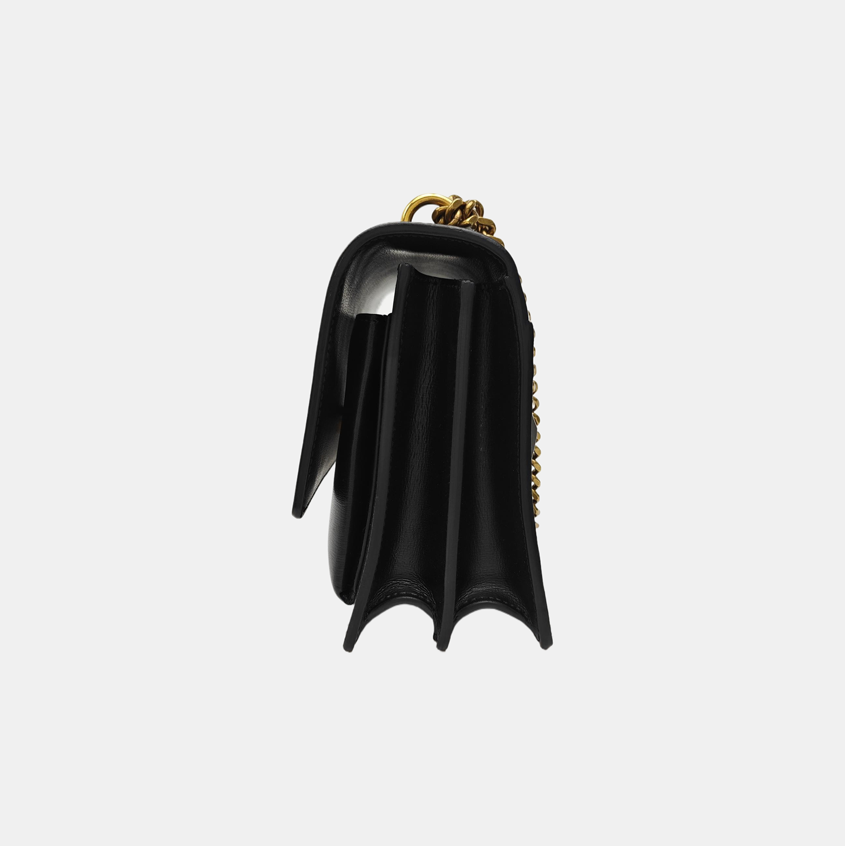 SUNSET Medium Calfskin Black