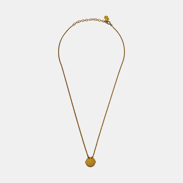 Petit CD Metal Gold Necklace