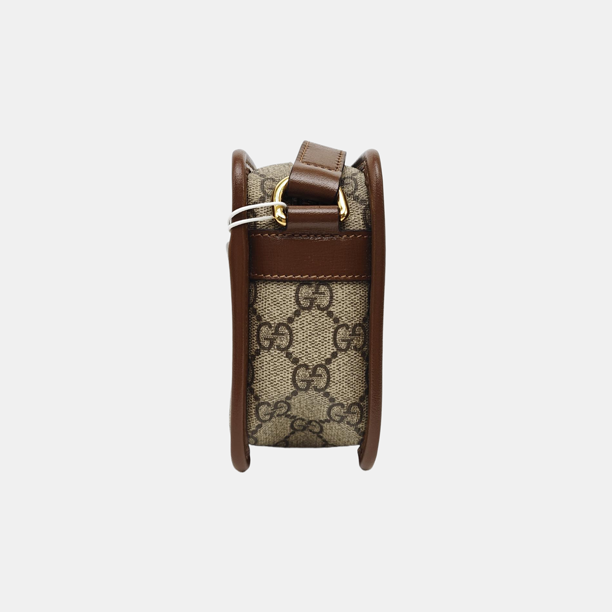 GG Supreme Mini Monogram Coated Canvas Beige