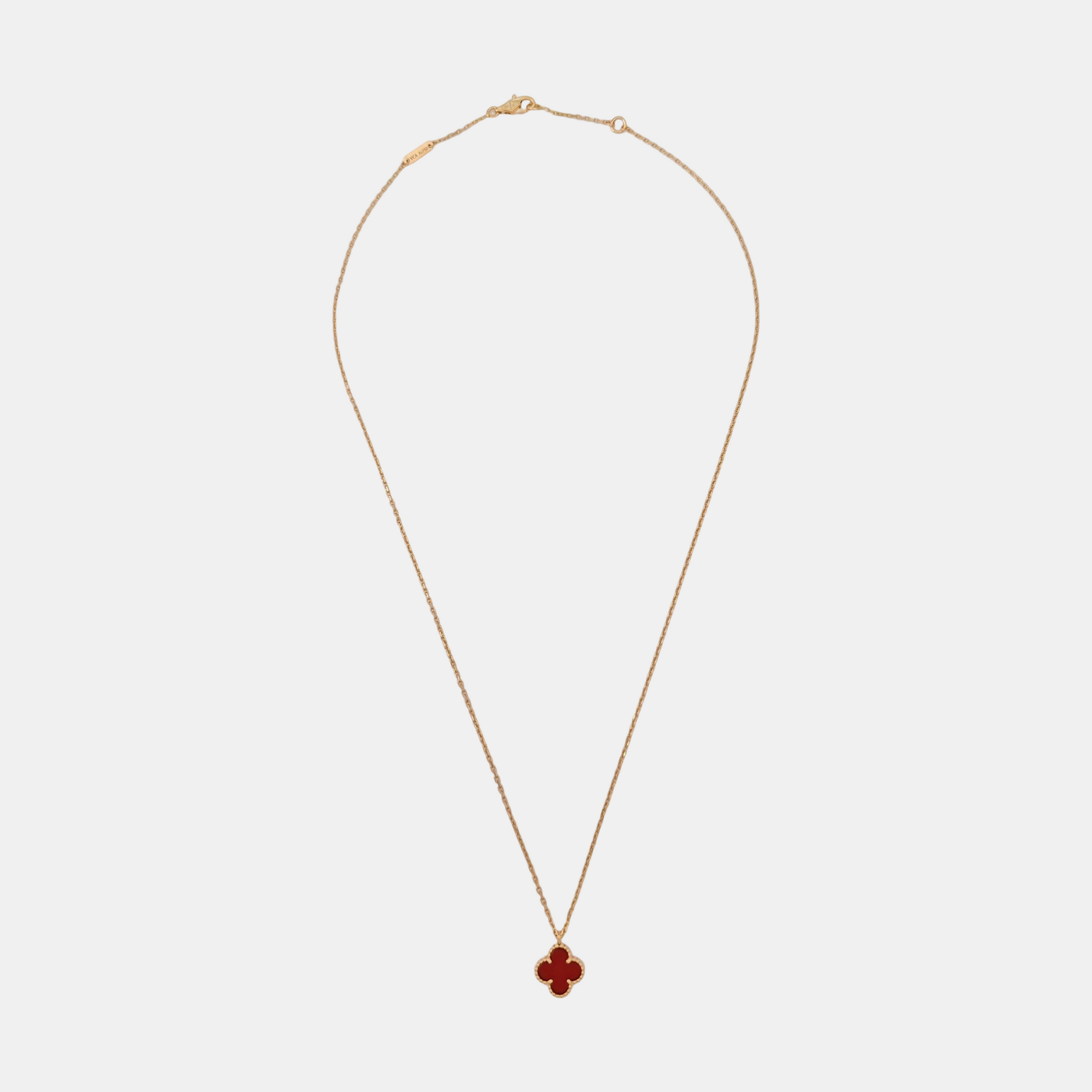 Sweet Alhambra 18k Rose Gold Necklace