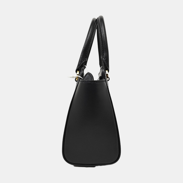 Galleria Mini Saffiano Calfskin Black