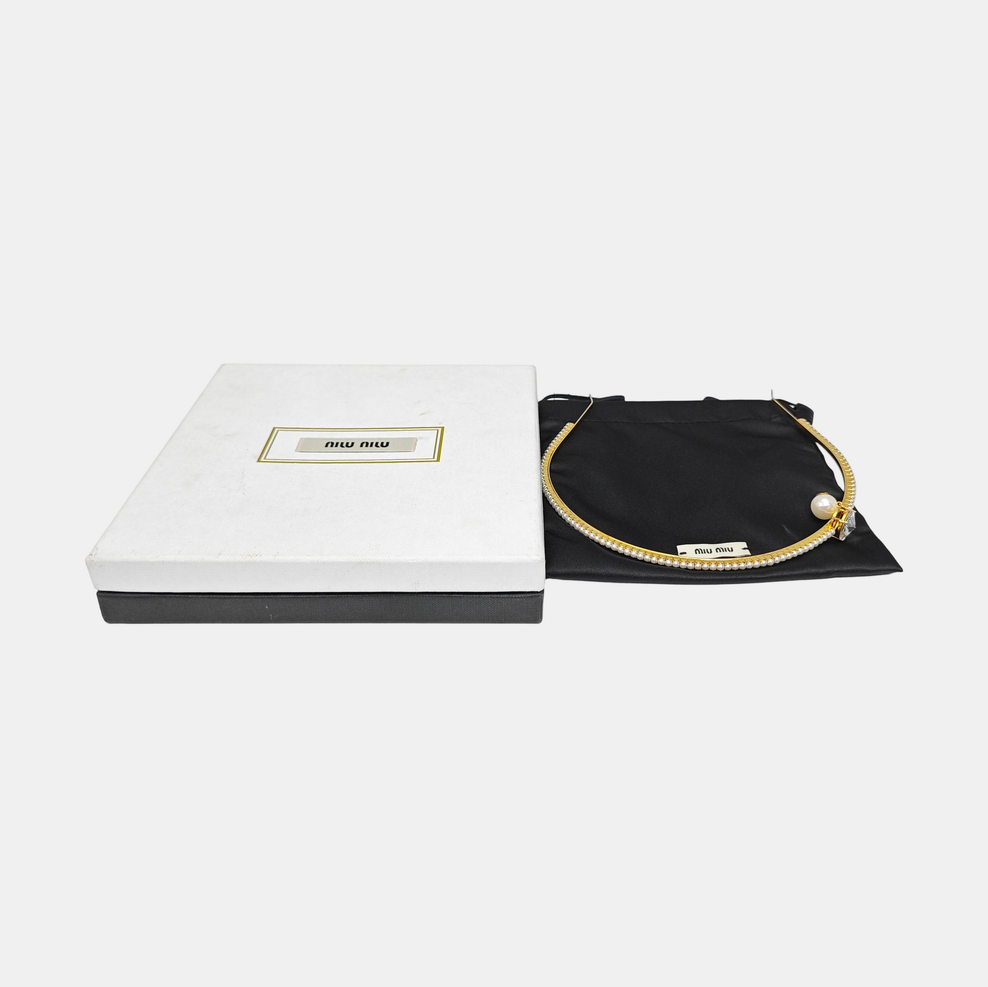 Metal Hairband Gold
